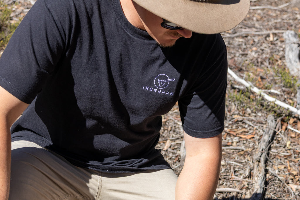 IRONBARK Classic Black T-Shirt